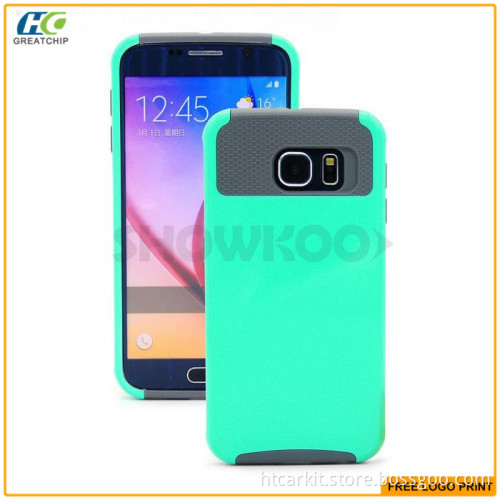 For samsung galaxy s6 edge hybrid hard plastic case Hot sale Cheap price